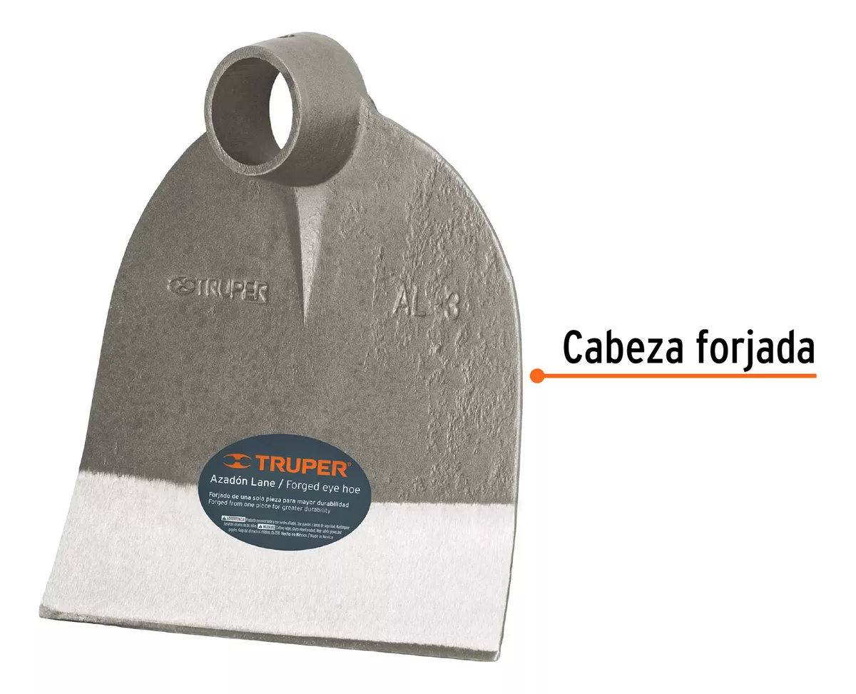 AZADÓN FORJADO 1.8 LBS S/MANGO #3 TRUPER - 2