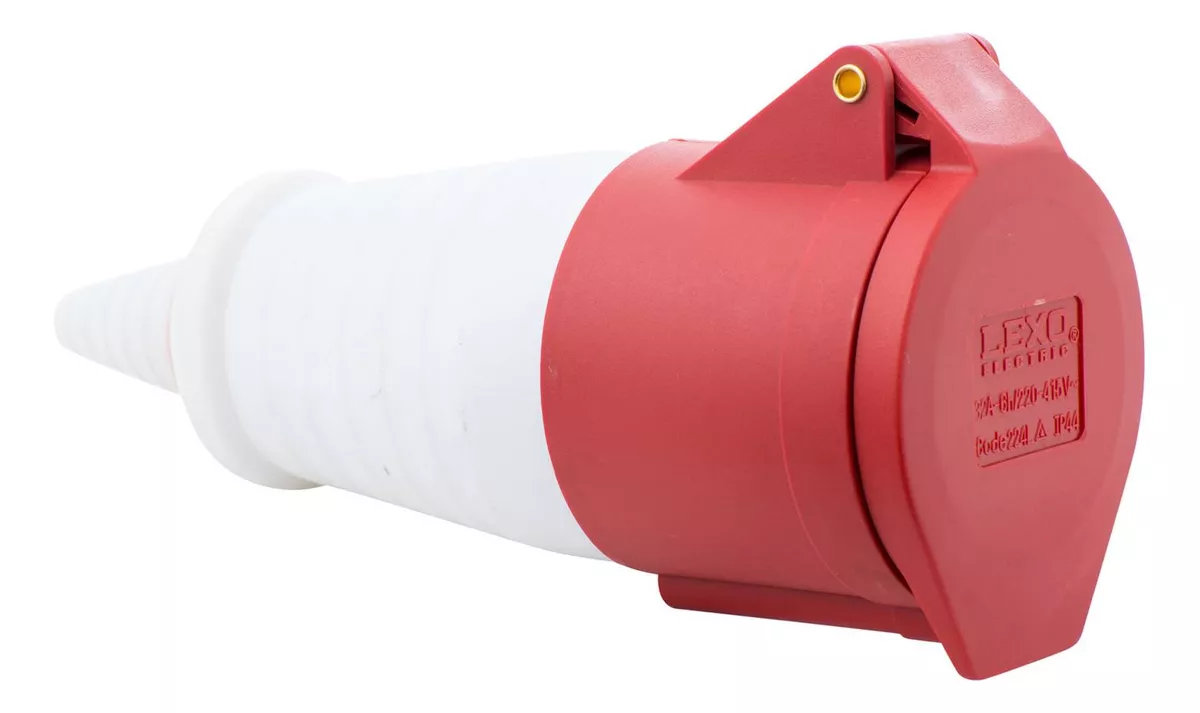 ENCHUFE HEMBRA VOLANTE 32A 3P+T 380V IP44 MARCA LEXO - 2