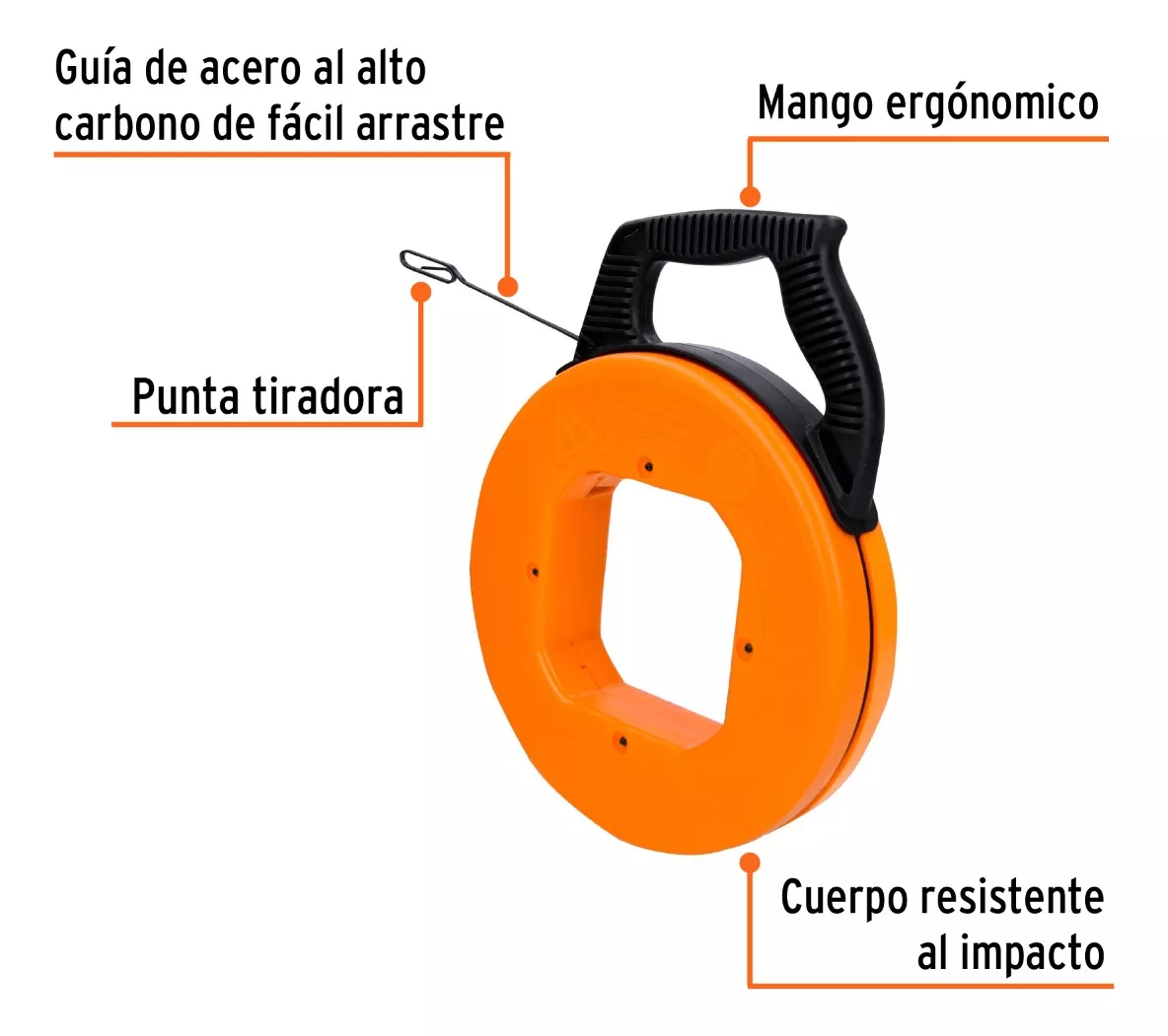 GUÍA PASACABLE (LAUCHA) DE 15 MTS MARCA TRUPER (GUIA-15) - 4