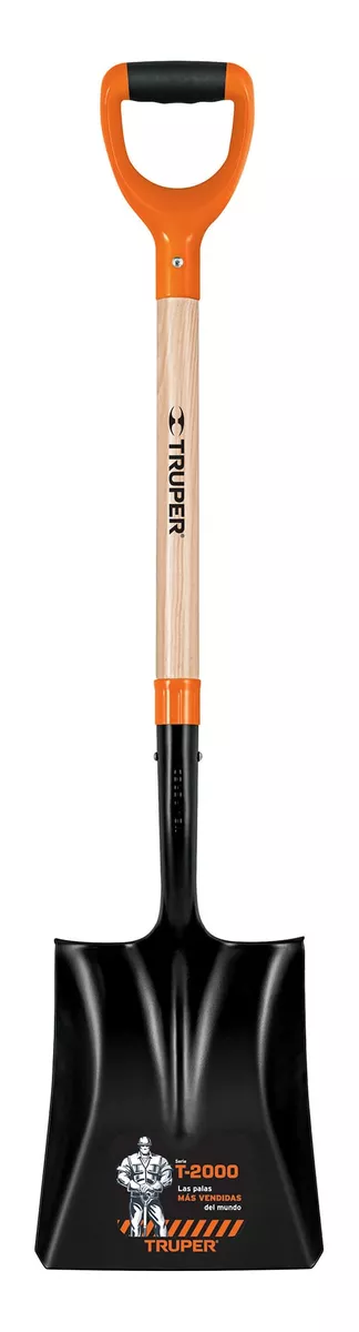 PALA CUADRADA M/MADERA PUÑO TRUPER - 1