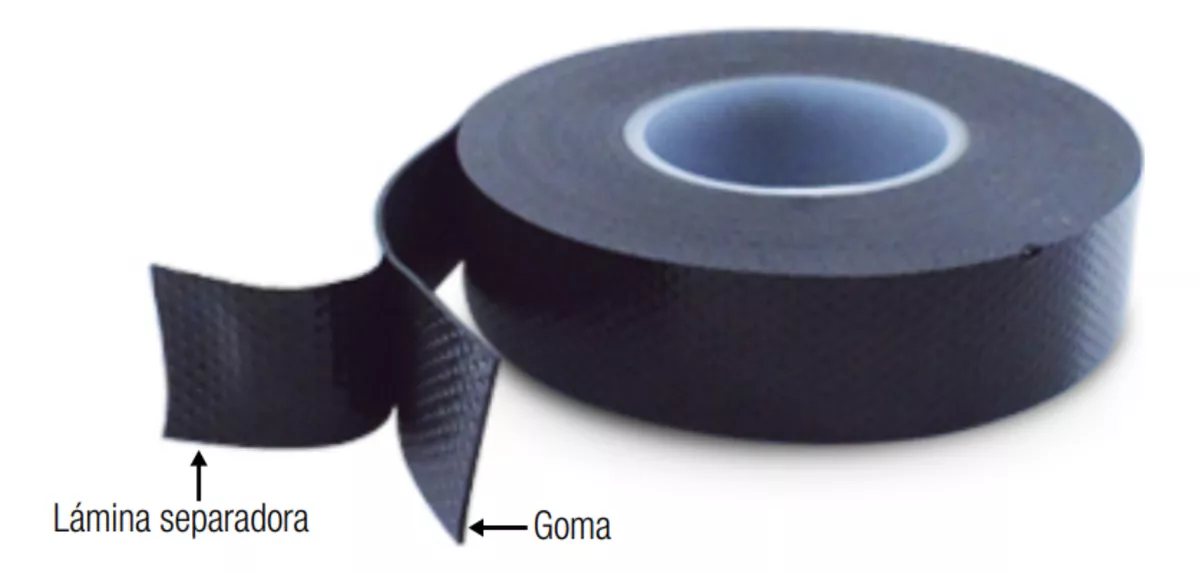 CINTA GOMA AUTOFUNDENTE NEGRA 3/4 X 5 MTS (10KA) LEXO - 3