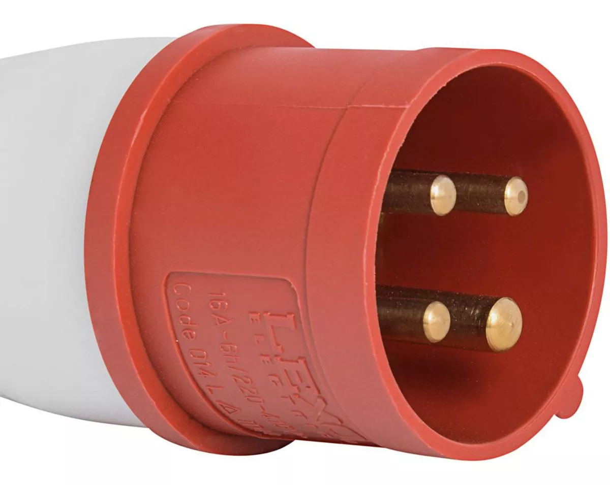 ENCHUFE MACHO VOLANTE 32A 3P+T 380V IP44 MARCA LEXO - 1