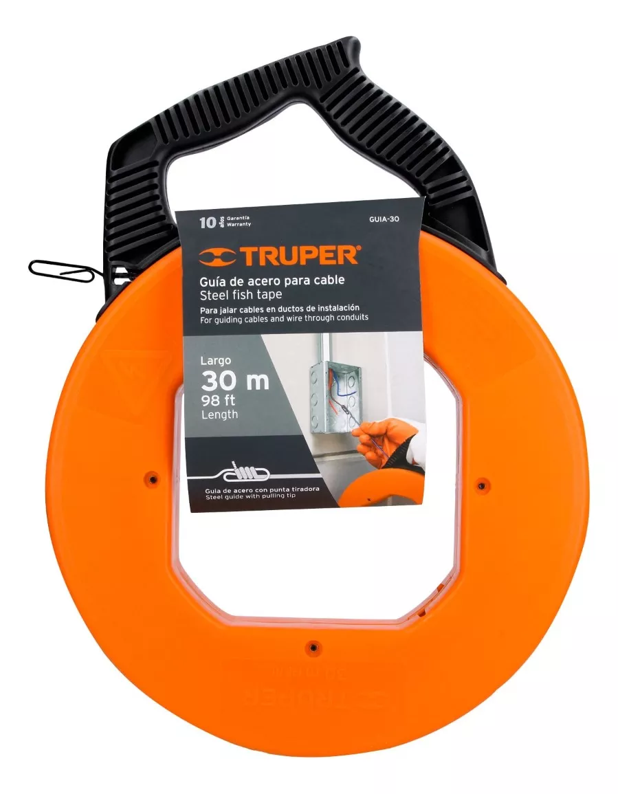 GUÍA PASACABLE (LAUCHA) DE 30 MTS MARCA TRUPER (GUIA-30) - 2