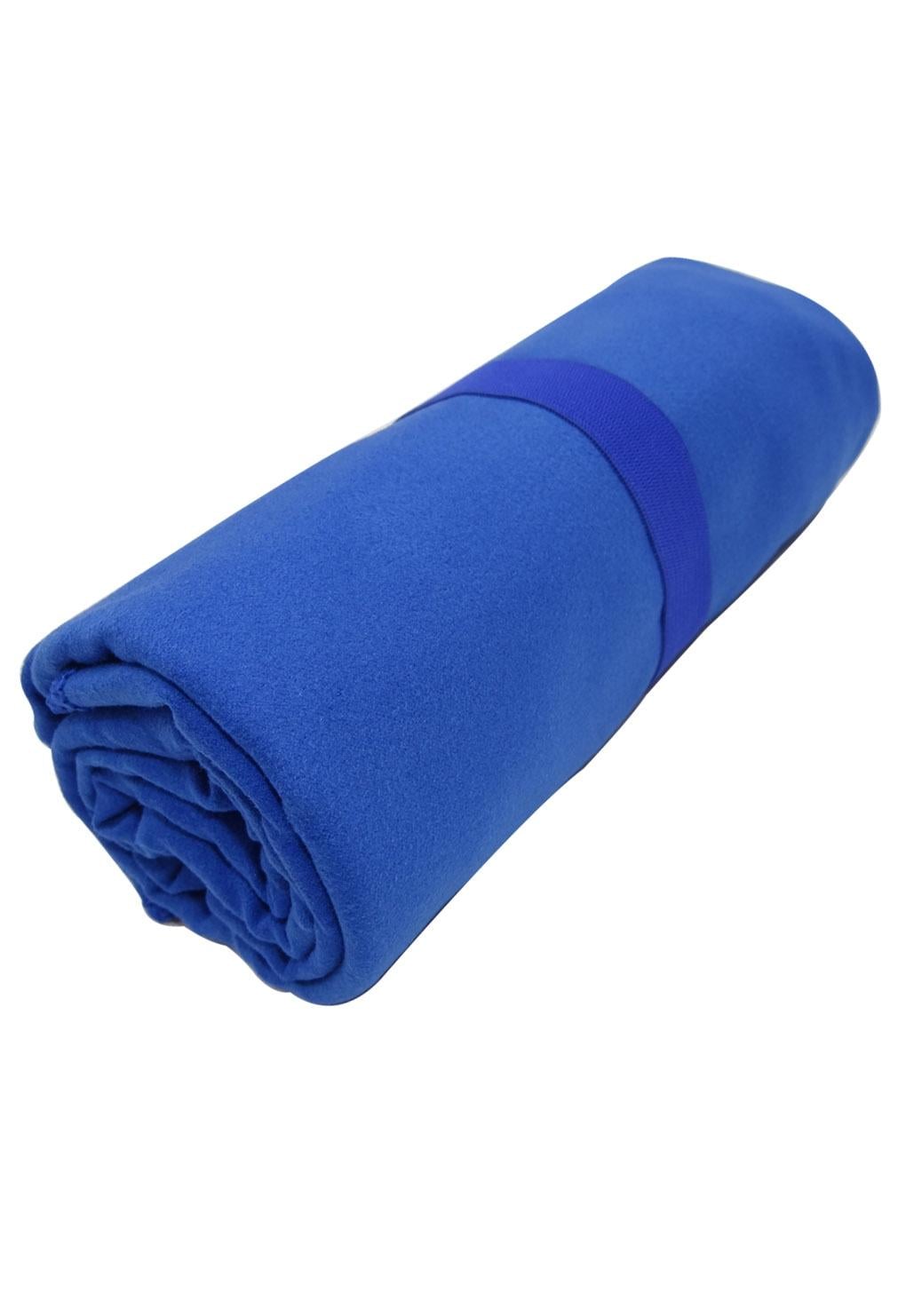TOALLA DE MICROFIBRA SECADO RÁPIDO GRANDE AZUL - 4