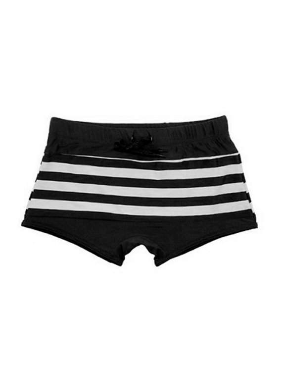 SHORT TIPO BÓXER PARA HOMBRES ESTAMPADO NEGRO - 1