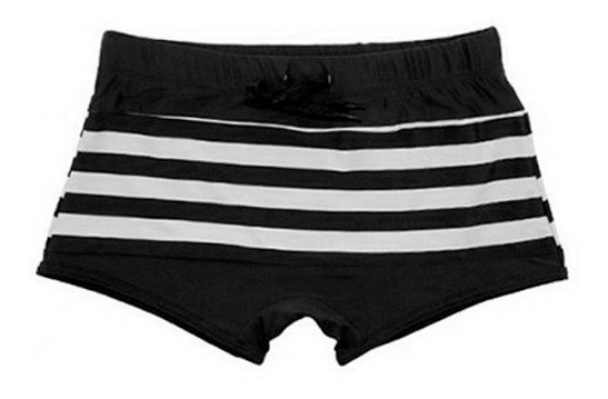 SHORT TIPO BÓXER PARA HOMBRES ESTAMPADO NEGRO - 3