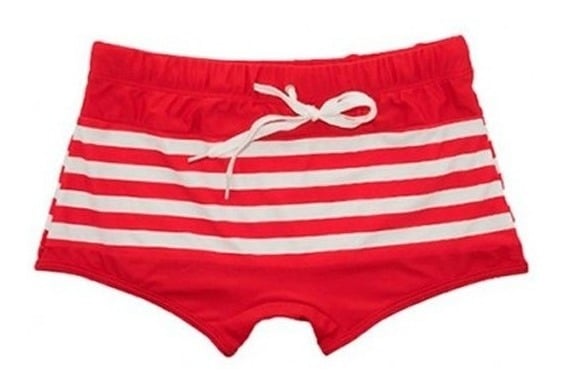 SHORT TIPO BÓXER PARA HOMBRES ESTAMPADO ROJO - 3