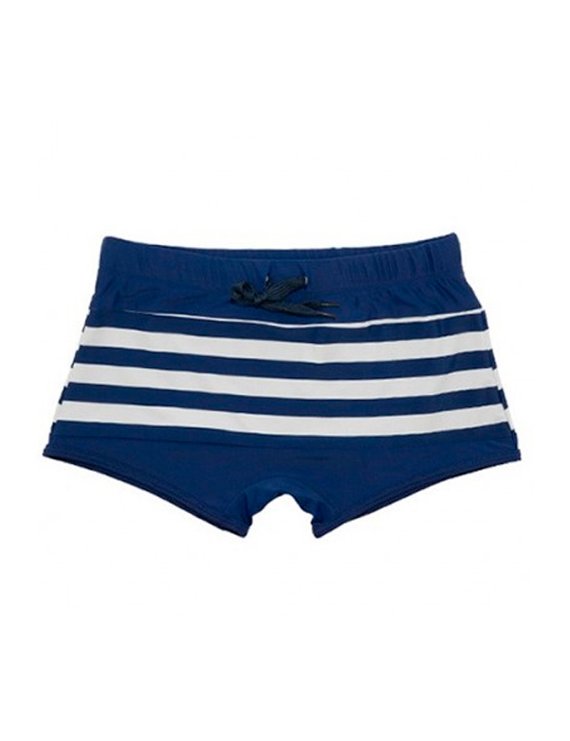 SHORT TIPO BÓXER PARA HOMBRES ESTAMPADO AZUL - 1