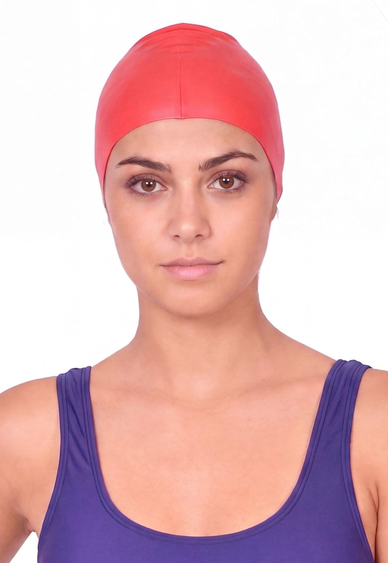 GORRO DE NATACION DE SILICONA AZUL - 1