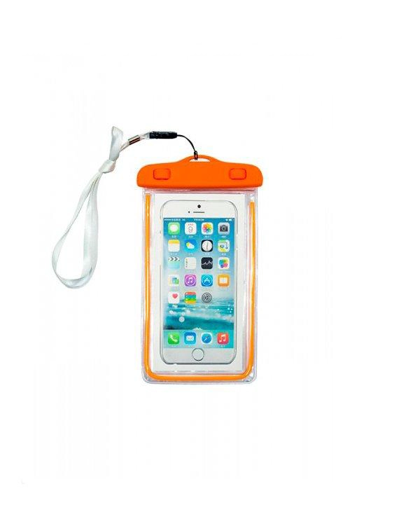 ESTUCHE SAMIA 9803 A PRUEBA AGUA NARANJA - 1