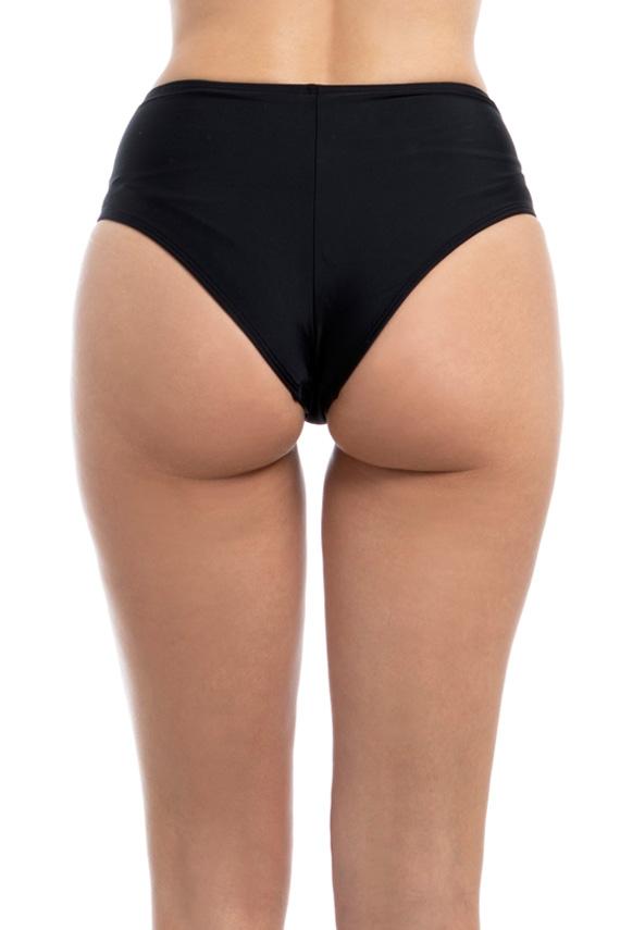 BIKINI MUJER SAMIA 3241 CALZÓN CON AMARRA NEGRO - 2