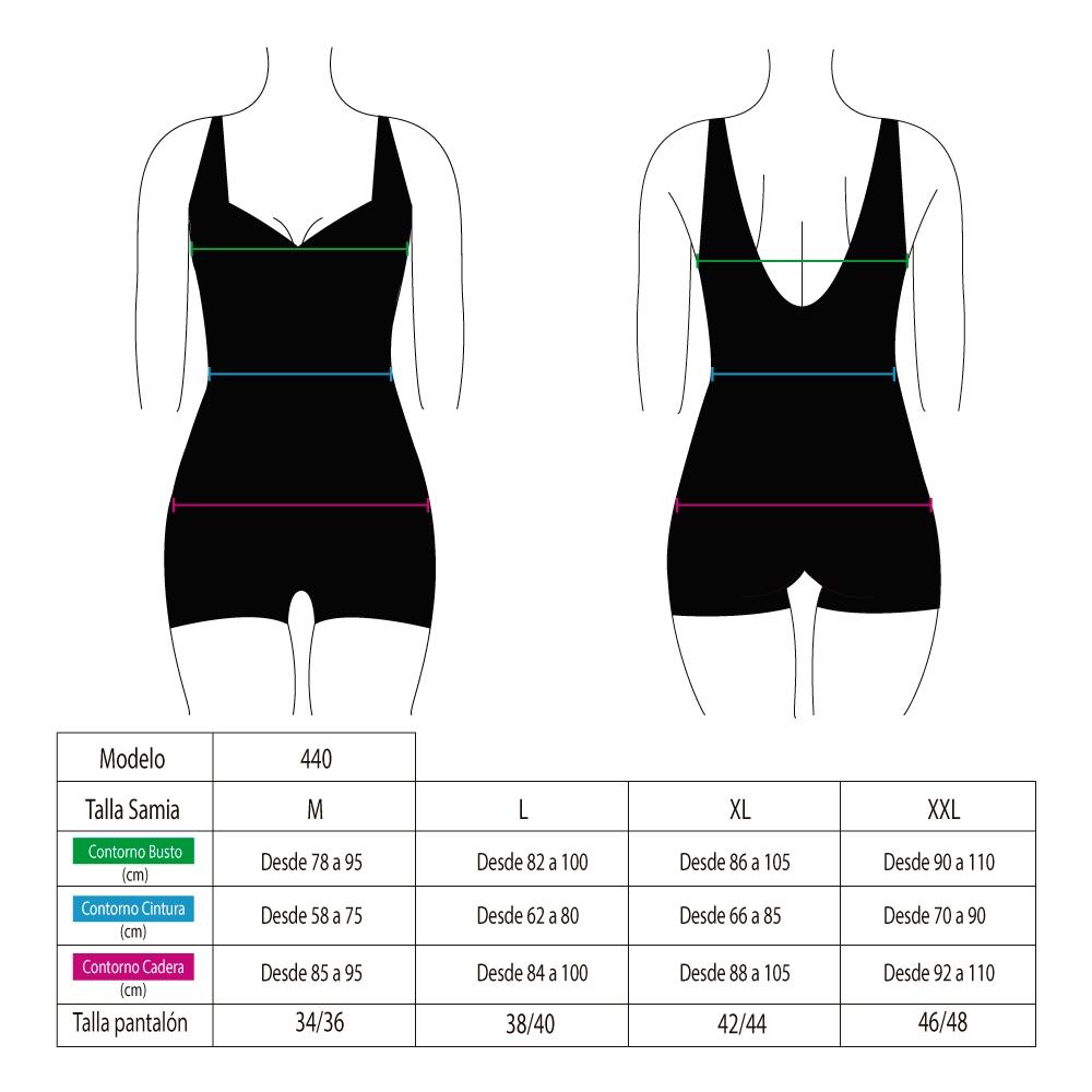 TRAJE DE BAÑO DEPORTIVO CON PIERNAS NEGRO - 4
