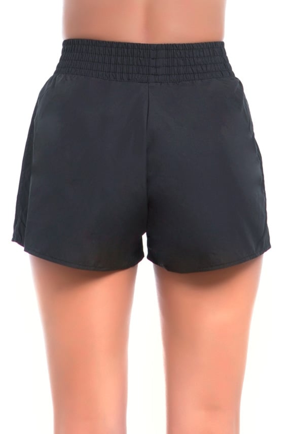 SHORT DE ENTRENAMIENTO MUJER SAMIA NEGRO SECADO RÁPIDO - 2