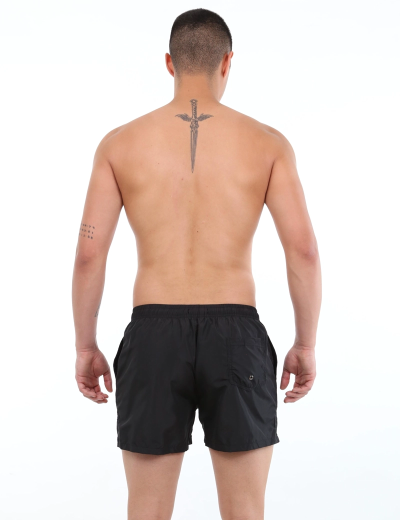 TRAJE DE BAÑO SHORT CORTO NEGRO - 3