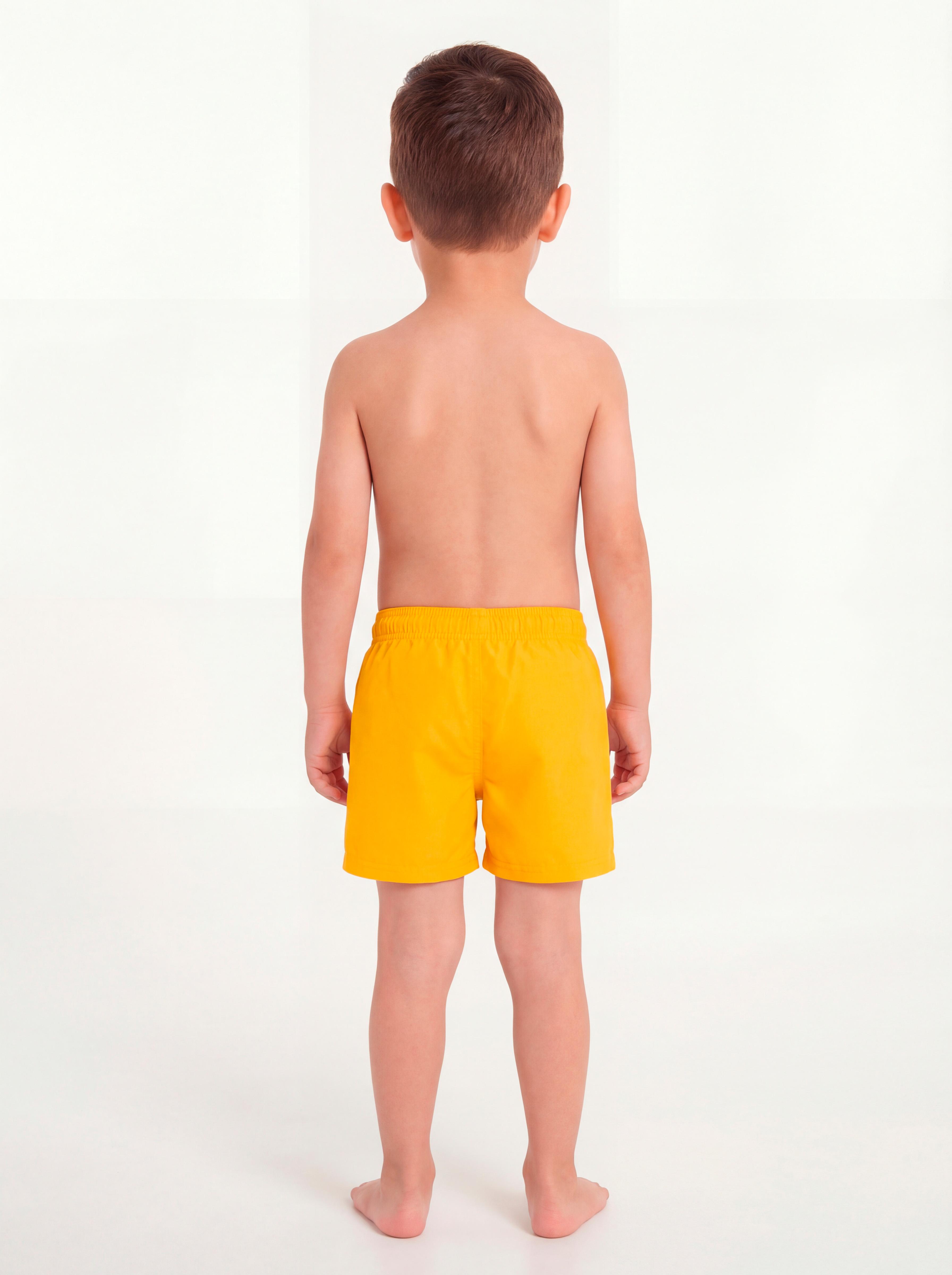 TRAJE BAÑO SHORT NIÑO SAMIA AMARILLO 1502 - 2