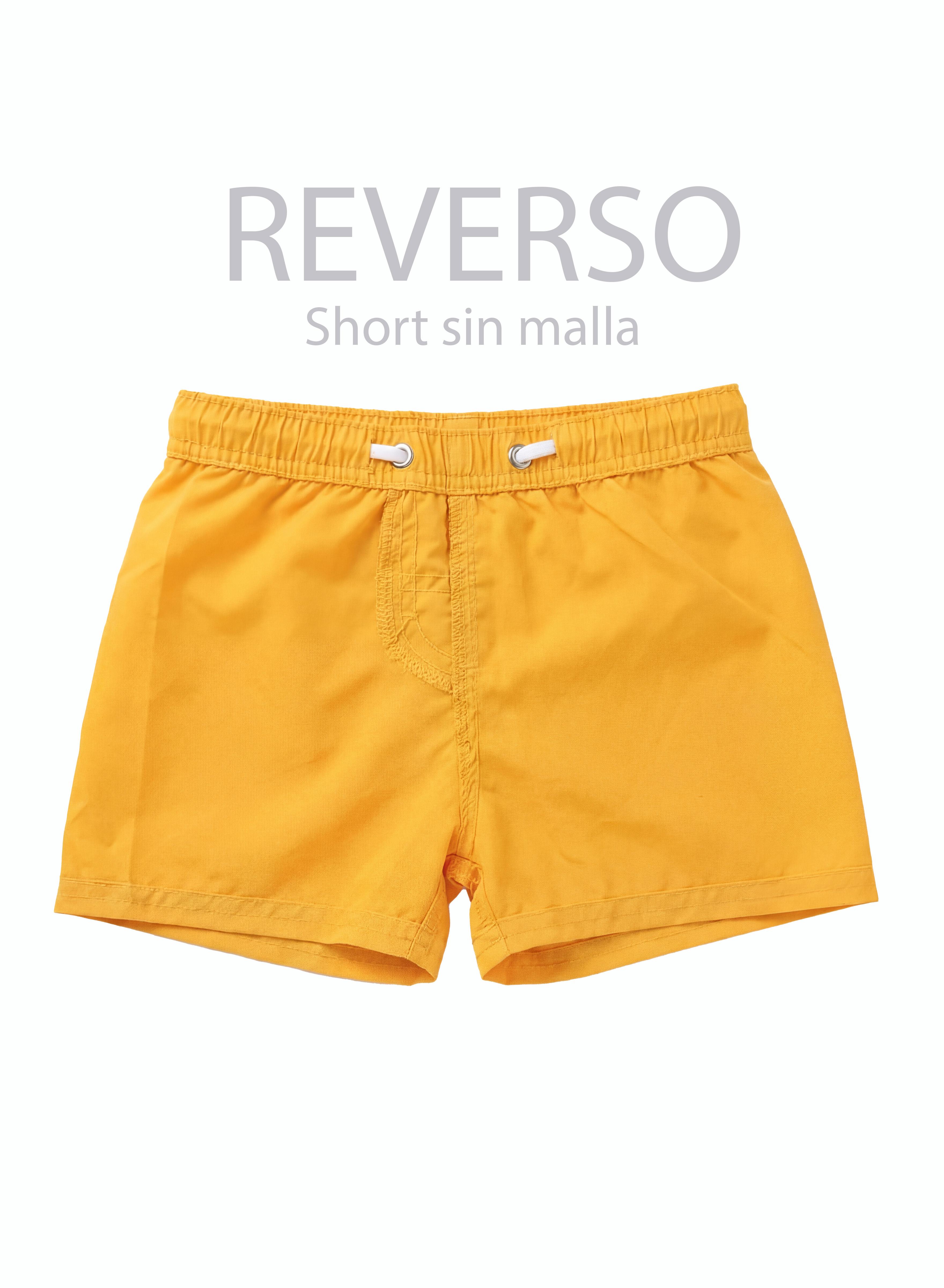 TRAJE BAÑO SHORT NIÑO SAMIA AMARILLO 1502 - 4