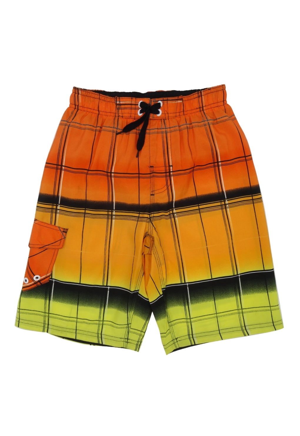 SHORT BERMUDA ESTAMPADO NARANJA PARA NIÑO - 1