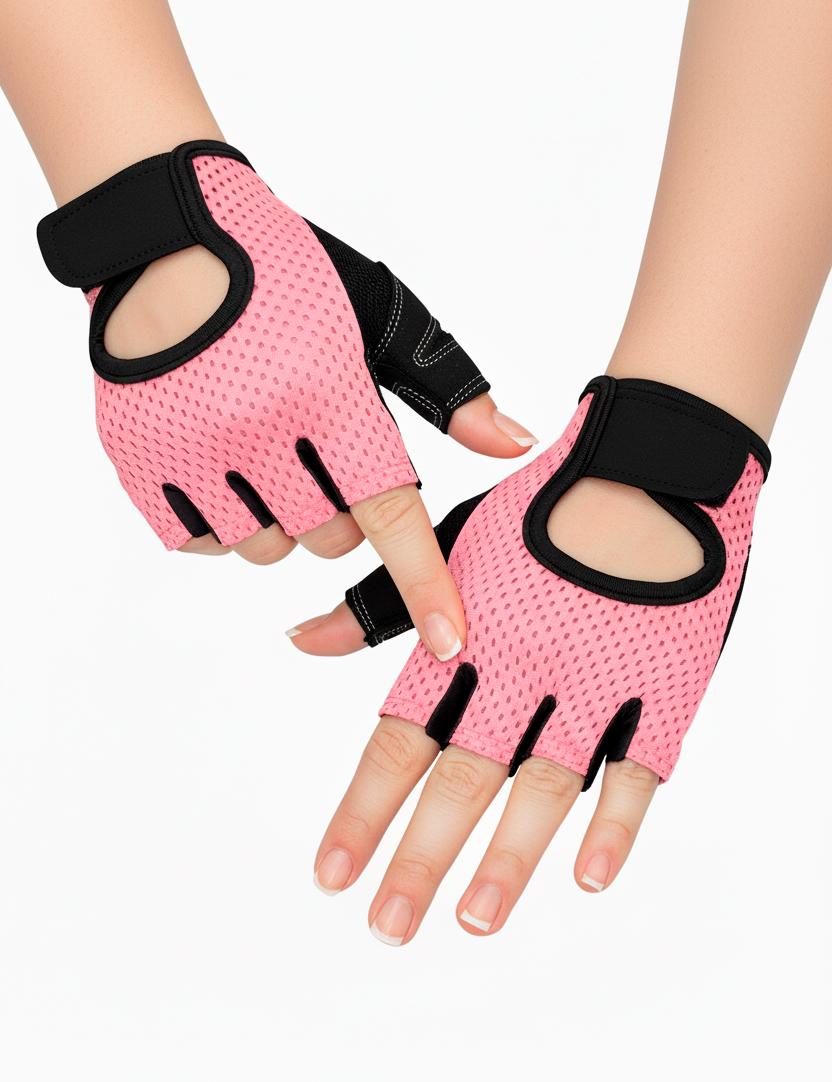 GUANTES DEPORTIVOS SAMIA 5302 ROSADOS