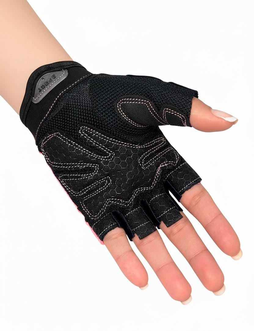 GUANTES DEPORTIVOS SAMIA 5302 ROSADOS - 2
