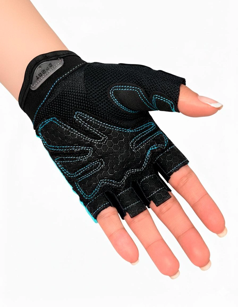 GUANTES DEPORTIVOS SAMIA 5303 CELESTE - 2