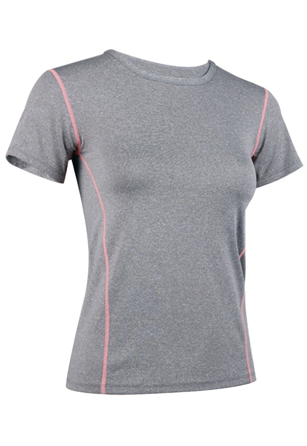 POLERA DEPORTIVA BÁSICA GRIS - 1