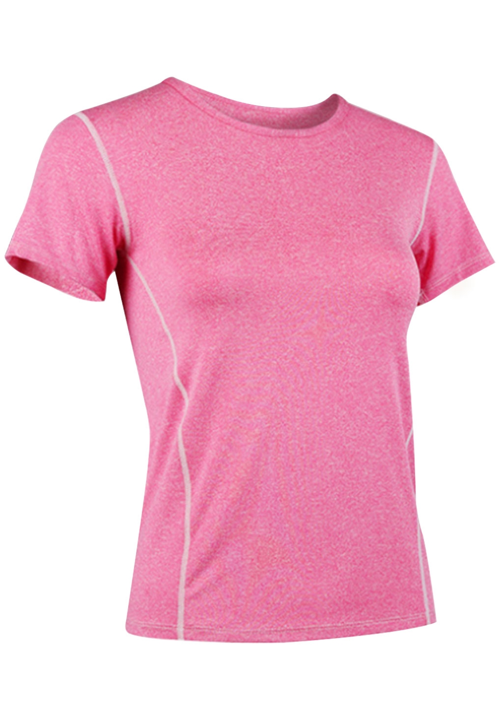 POLERA MUJER SAMIA DEPORTIVA BÁSICA ROSADA - 1