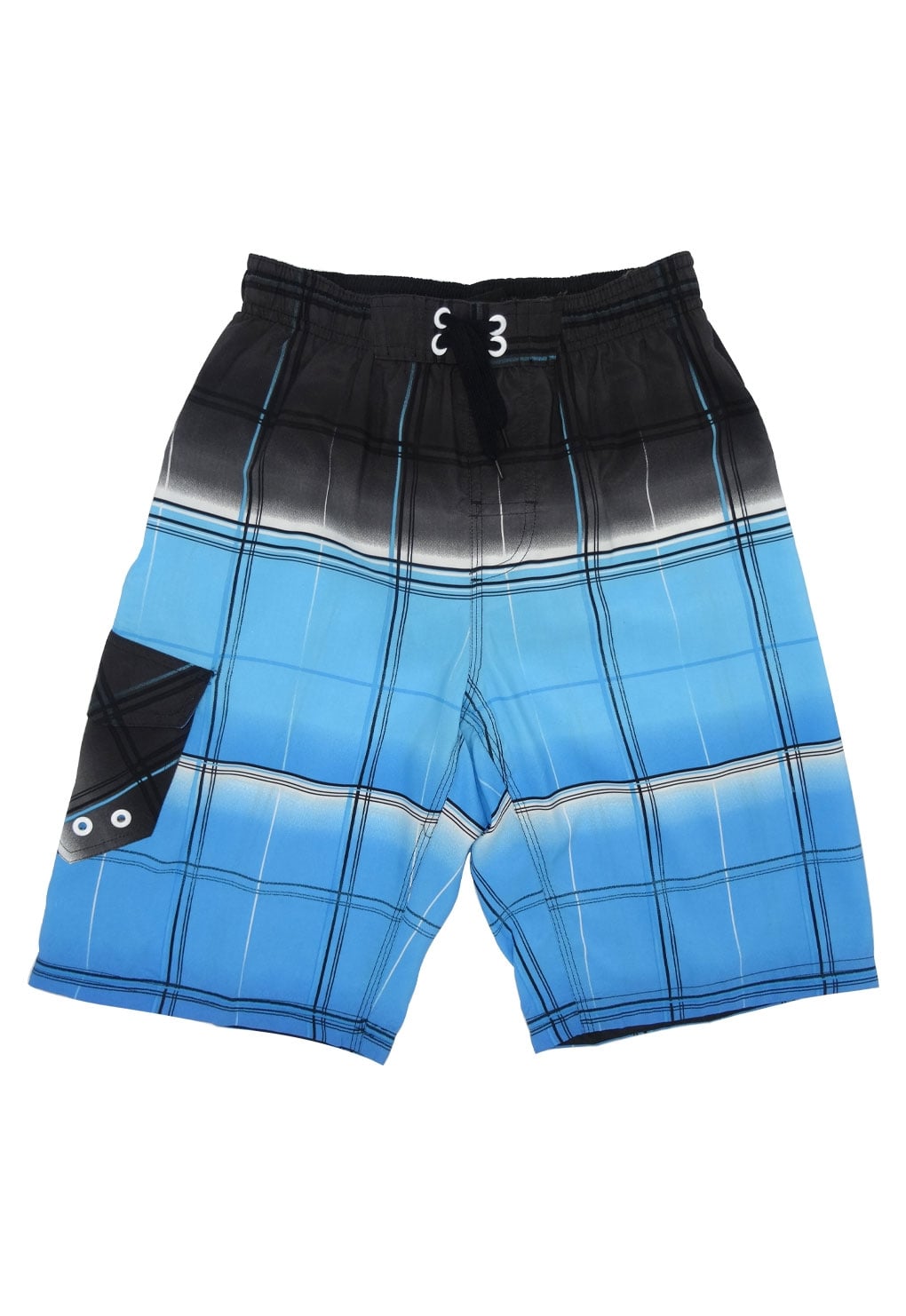 SHORT BERMUDA ESTAMPADO AZUL PARA NIÑO - 1