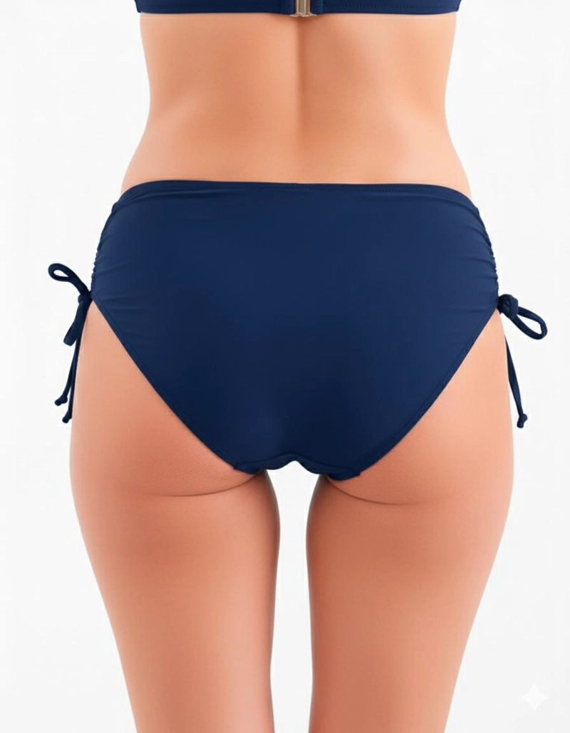 BIKINI MUJER SAMIA 3608 CALZÓN AJUSTABLE CADERAS AZUL MARINO | AZUL - 2