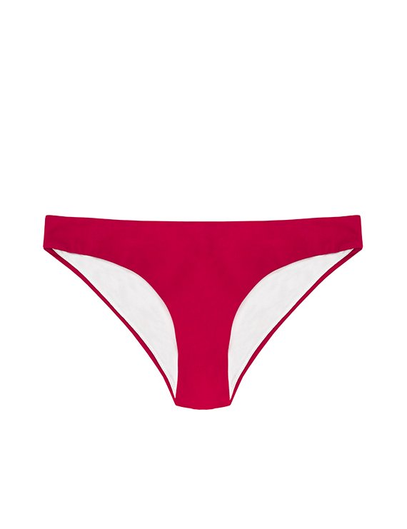 BIKINI CALZON CLASICO CON PINZA COLOR SANDIA