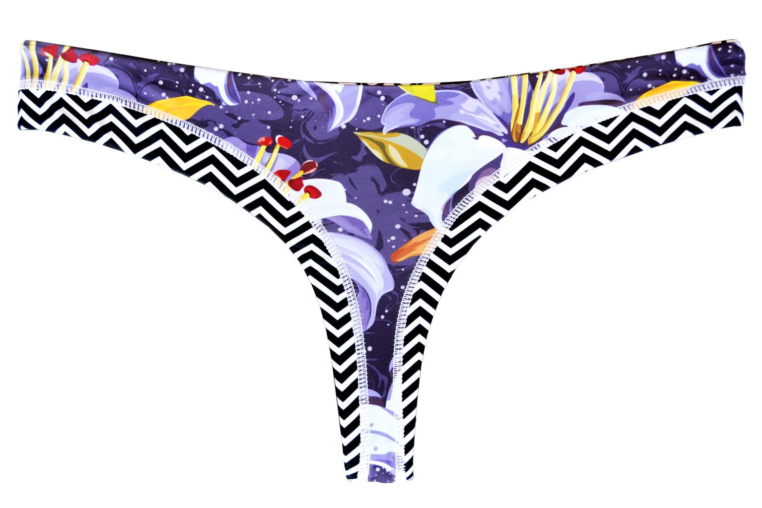 BIKINI MUJER SAMIA 3693 CALZÓN COLALESS REVERSIBLE TURQUESA - 1