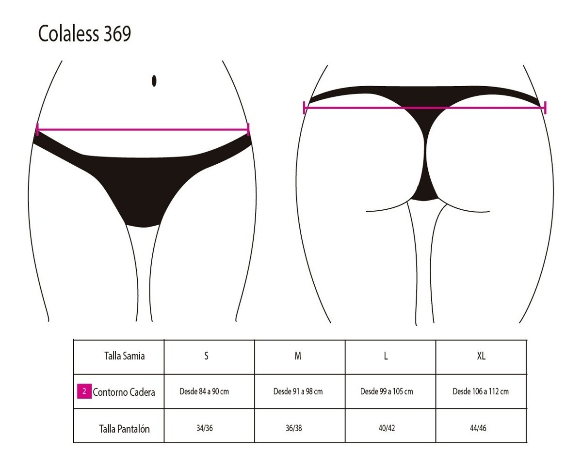 BIKINI MUJER SAMIA 3693 CALZÓN COLALESS REVERSIBLE TURQUESA - 5