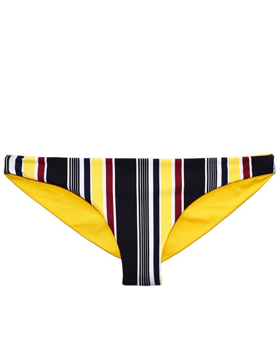 BIKINI MUJER SAMIA 3132 CALZÓN CON DRAPEADO TRASERO ESTAMPADO AMARILLO - 3