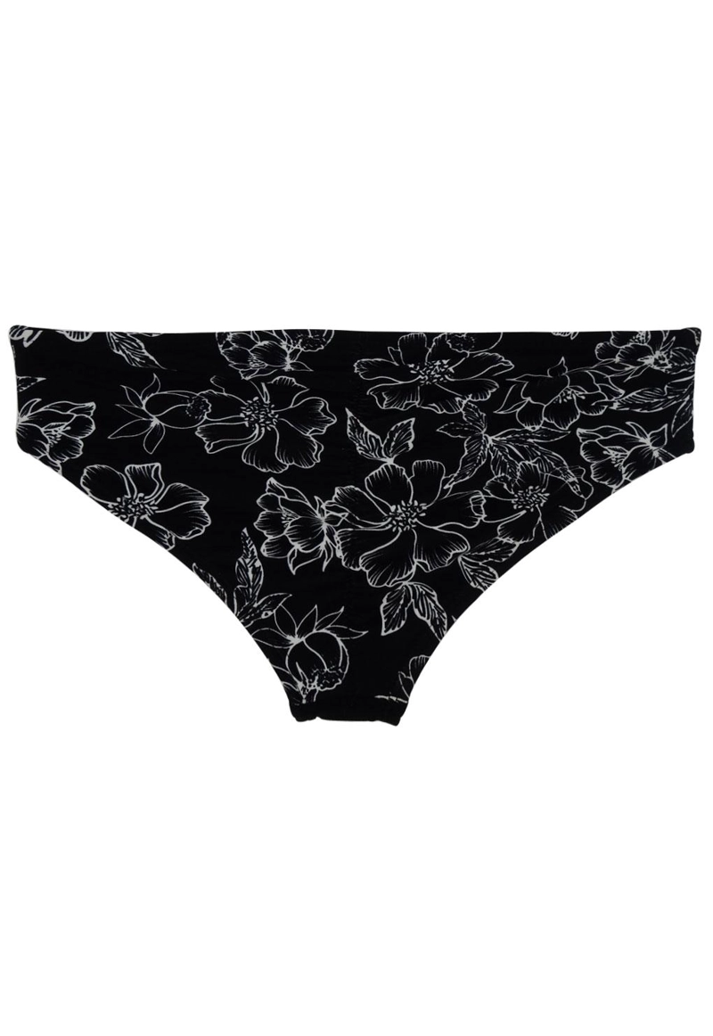 BIKINI MUJER SAMIA 3674 CALZÓN CON PINZA NEGRO - 4
