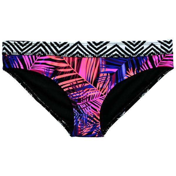 BIKINI MUJER SAMIA 3672 CALZÓN CON PINZA ESTAMPADO MORADO - 3