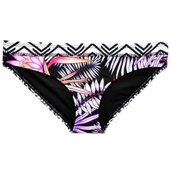 BIKINI MUJER SAMIA 3671 CALZÓN CON PINZA ESTAMPADO NEGRO - 3