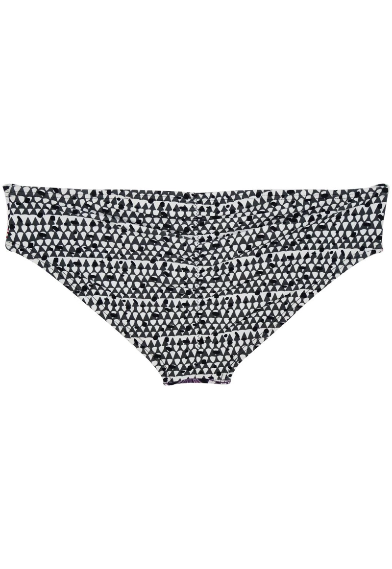 BIKINI MUJER SAMIA 3671 CALZÓN CON PINZA ESTAMPADO NEGRO - 4