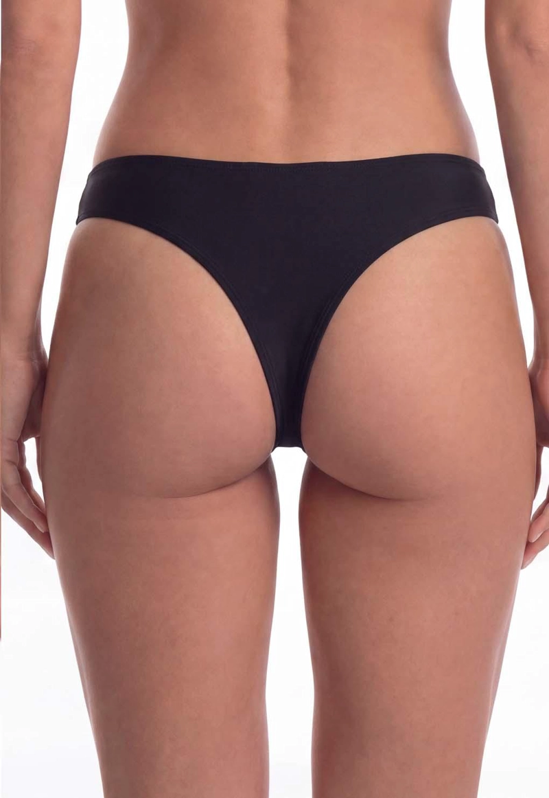 BIKINI MUJER SAMIA 3031 CALZÓN CULOTE TANGA COLOR NEGRO - 2