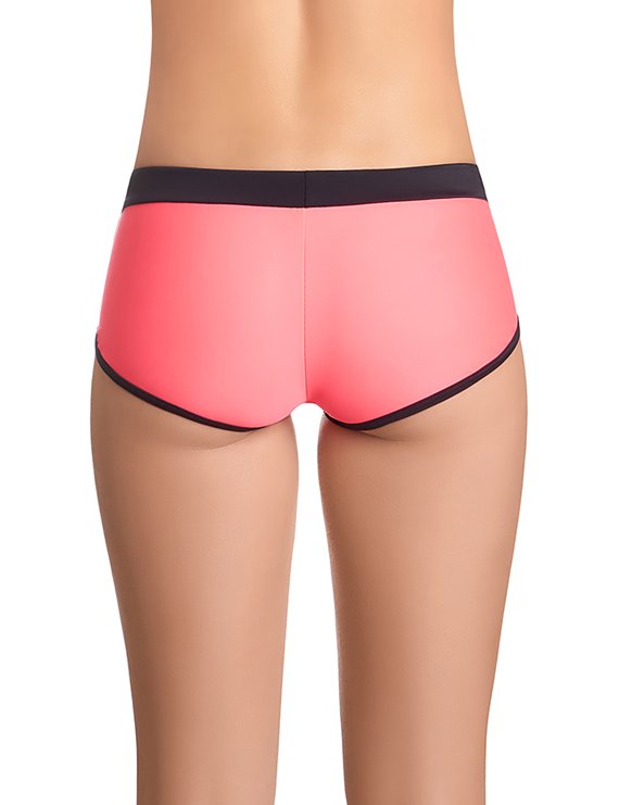 SHORT MUJER SAMIA 3076 HOT PANT BRASILERO ROJO - 2