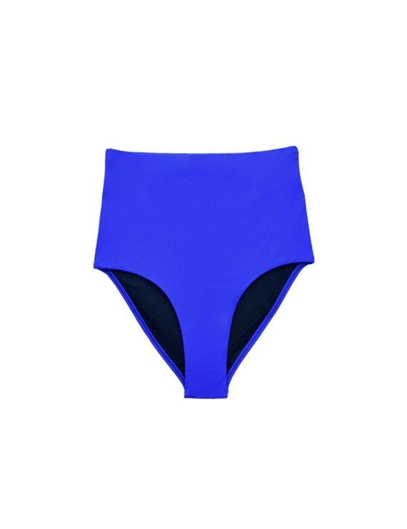 BIKINI MUJER SAMIA 3126 CALZÓN TIRO ALTO COLOR AZUL - 1