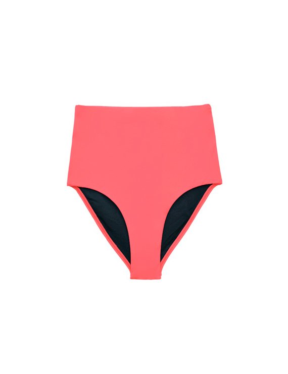 BIKINI MUJER SAMIA 3127 CALZÓN TIRO ALTO COLOR NARANJA - 3