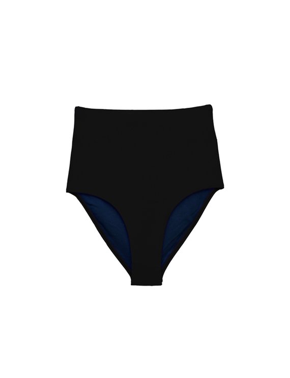 BIKINI CALZÓN TIRO ALTO COLOR NEGRO - 4