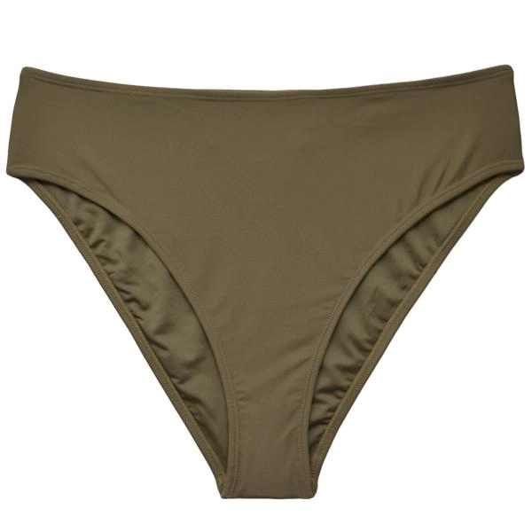 BIKINI CALZON TIRO ALTO CON ABERTURA TRASERA COLOR VERDE - 3