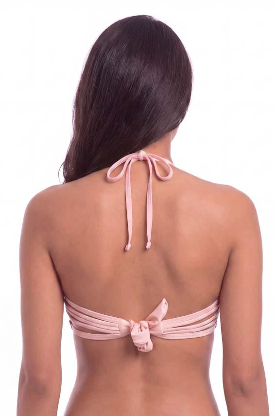 BIKINI MUJER SAMIA 7231 CON TRANSPARENCIA ROSADO - 2