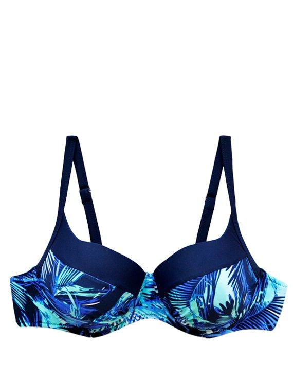 BIKINI MUJER SAMIA 7321 SOSTÉN COPA GRANDE ESTAMPADO AZUL - 3