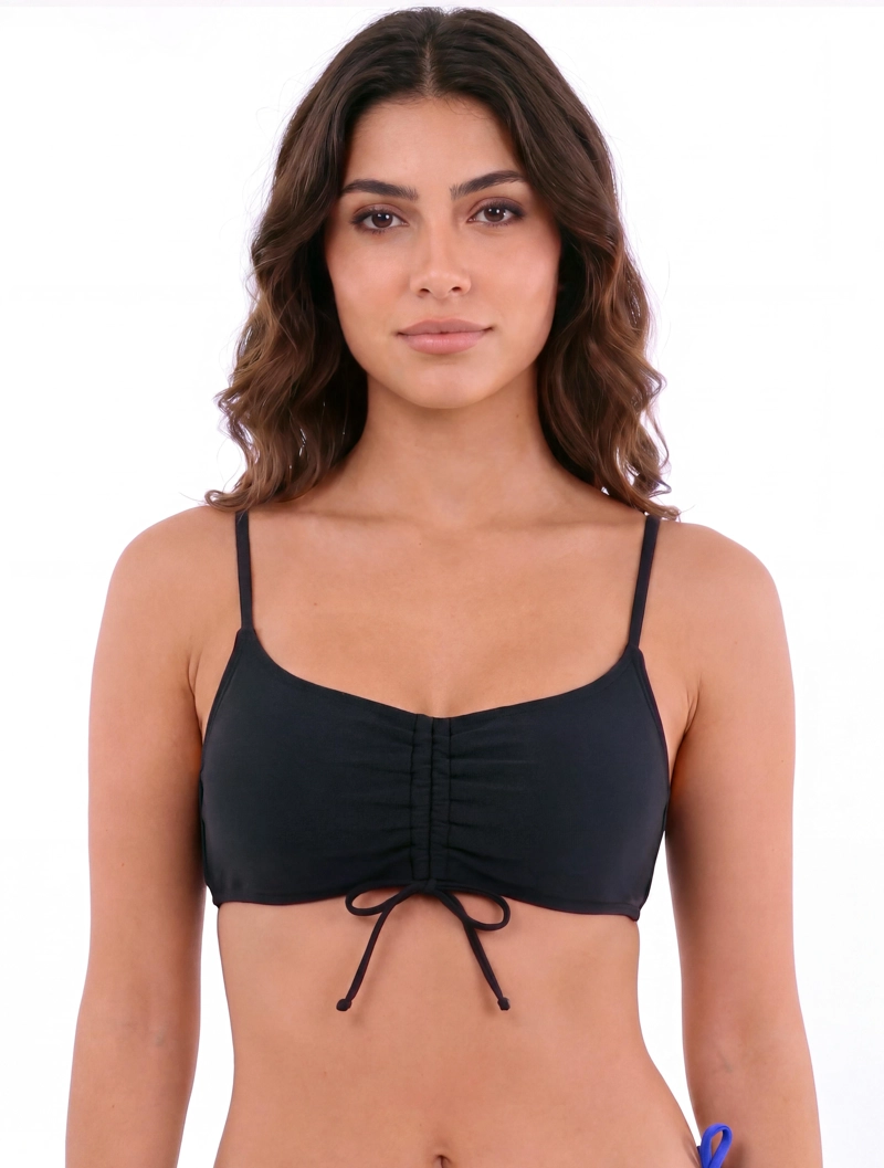 BIKINI ESTILO SOSTE N TRIANGULO COLOR NEGRO - 1