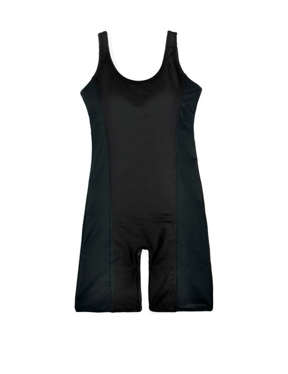 TRAJE DE BAÑO MUJER SAMIA 41 DEPORTIVO PIERNA LARGA COLOR NEGRO - 1