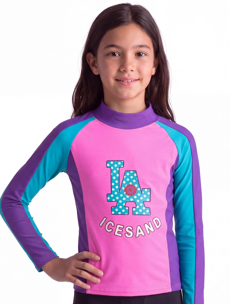 POLERA DE NIÑA NIÑA SAMIA MORADO 812601 CON PROTECCIÓN UV COLOR - 1