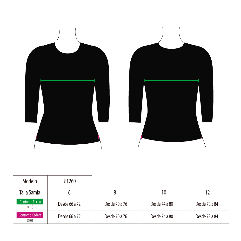 POLERA DE NIÑA NIÑA SAMIA MORADO 812601 CON PROTECCIÓN UV COLOR - 2