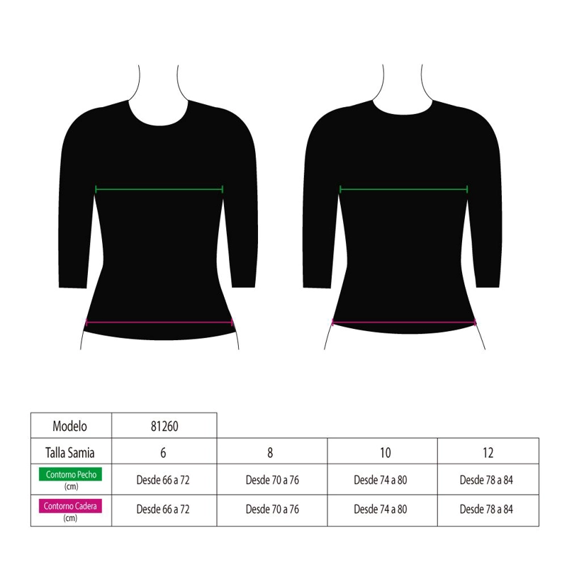 POLERA DE NIÑA NIÑA SAMIA MORADO 812601 CON PROTECCIÓN UV COLOR - 3