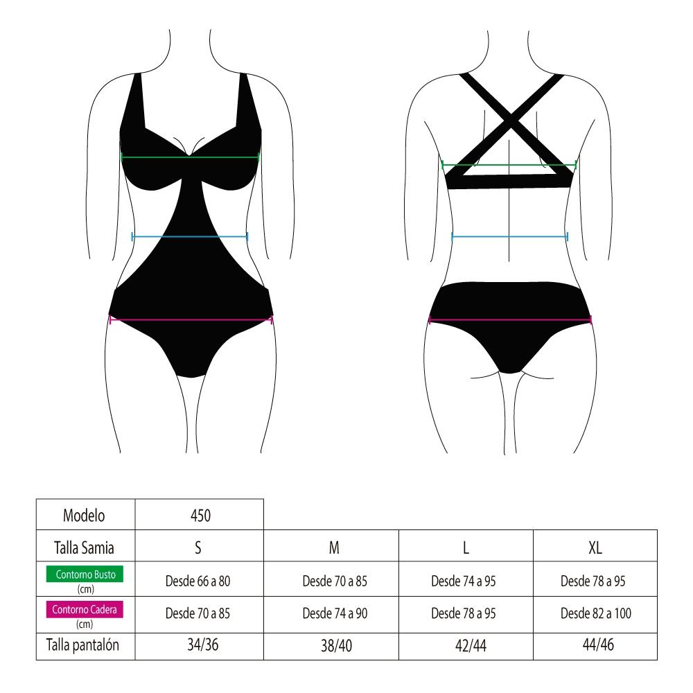 TRIKINI CON VUELOS NEGRO - 4